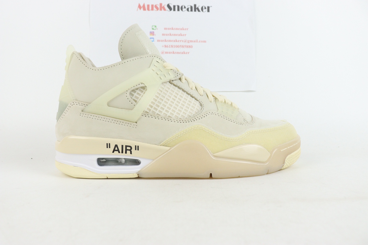 Air Jordan 4 Retro Off-White Sail (W) CV9388-100