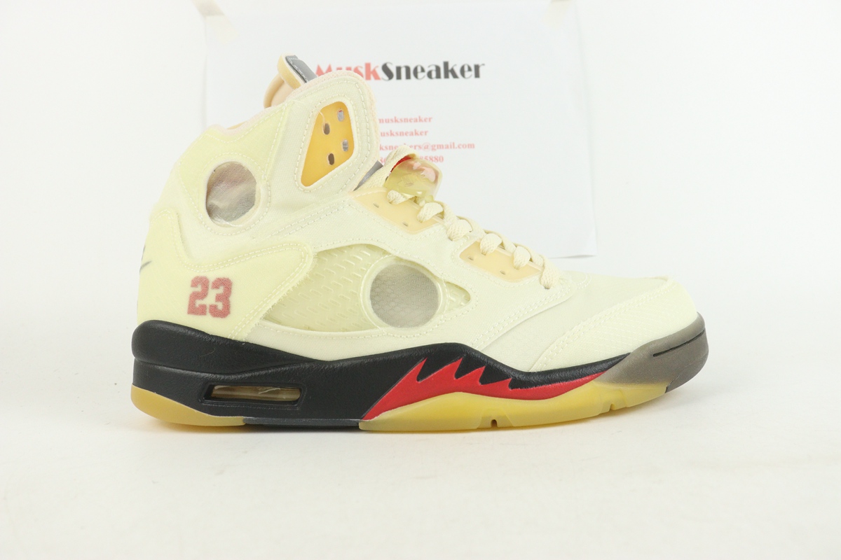 Air Jordan 5 Retro OFF-WHITE Sail DH8565-100