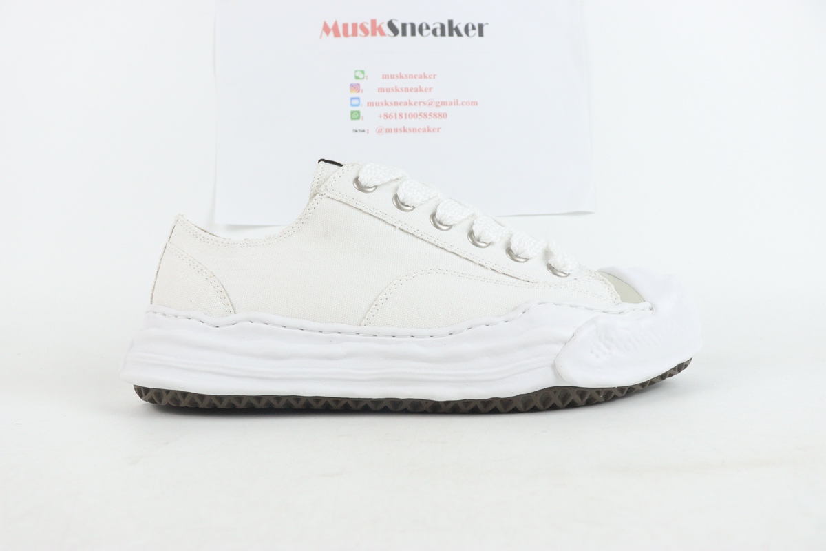 Maison Mihara Yasuhiro Hank OG Sole Canvas Low White