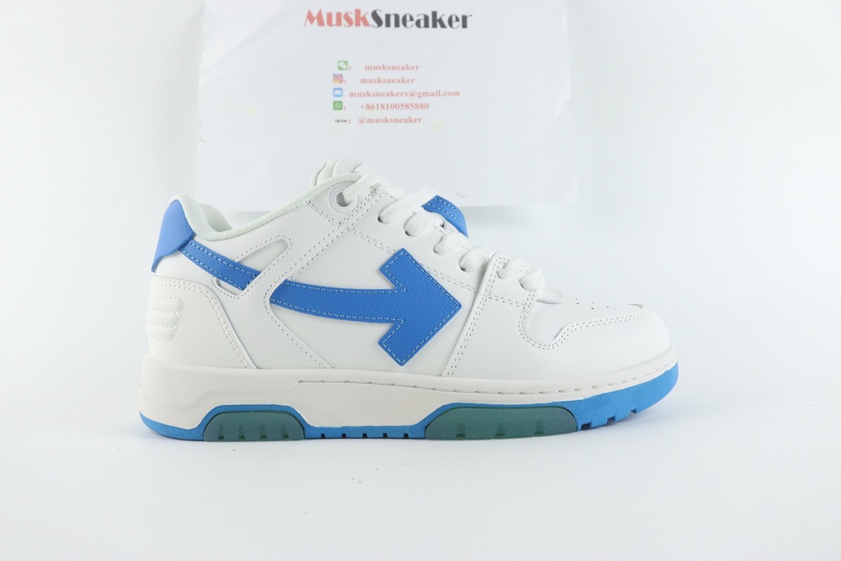 OFF-WHITE Out Of Office OOO Low White Blue