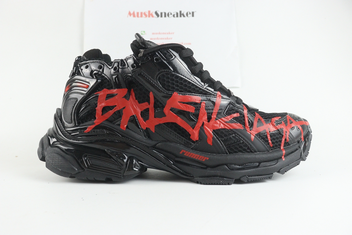 Balenciaga Runner Sneaker 'Graffiti - Black Red',Balenciaga : Sneakers Online - Buy Sneakers for Men & Women, Sneakers Online - Buy Sneakers for Men & Women