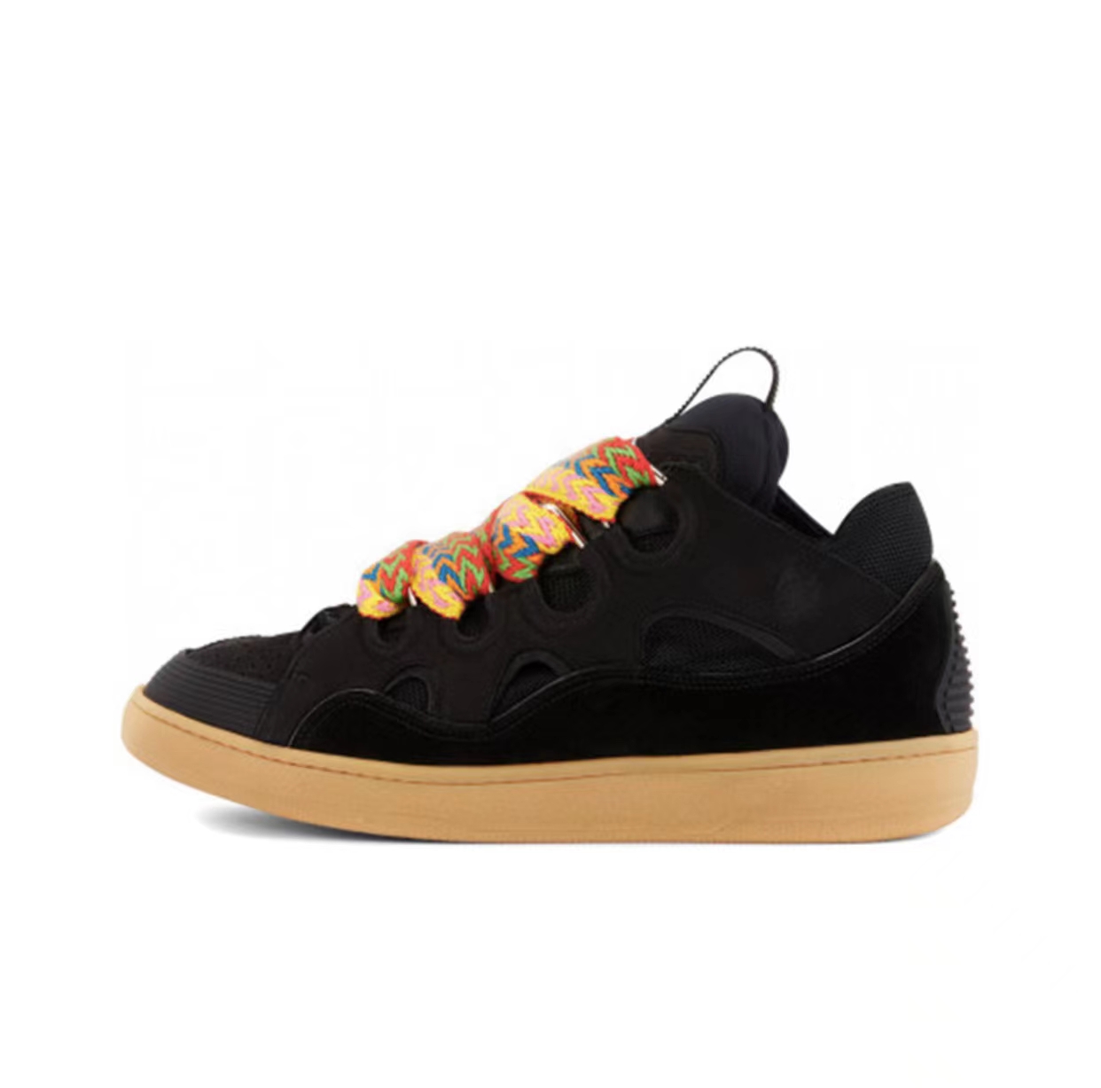 Lanvin Curb Sneaker Black Yellow