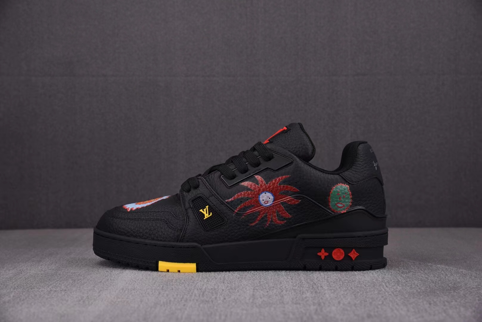 Louis Vuitton Trainer X Yayoi Kusama Black