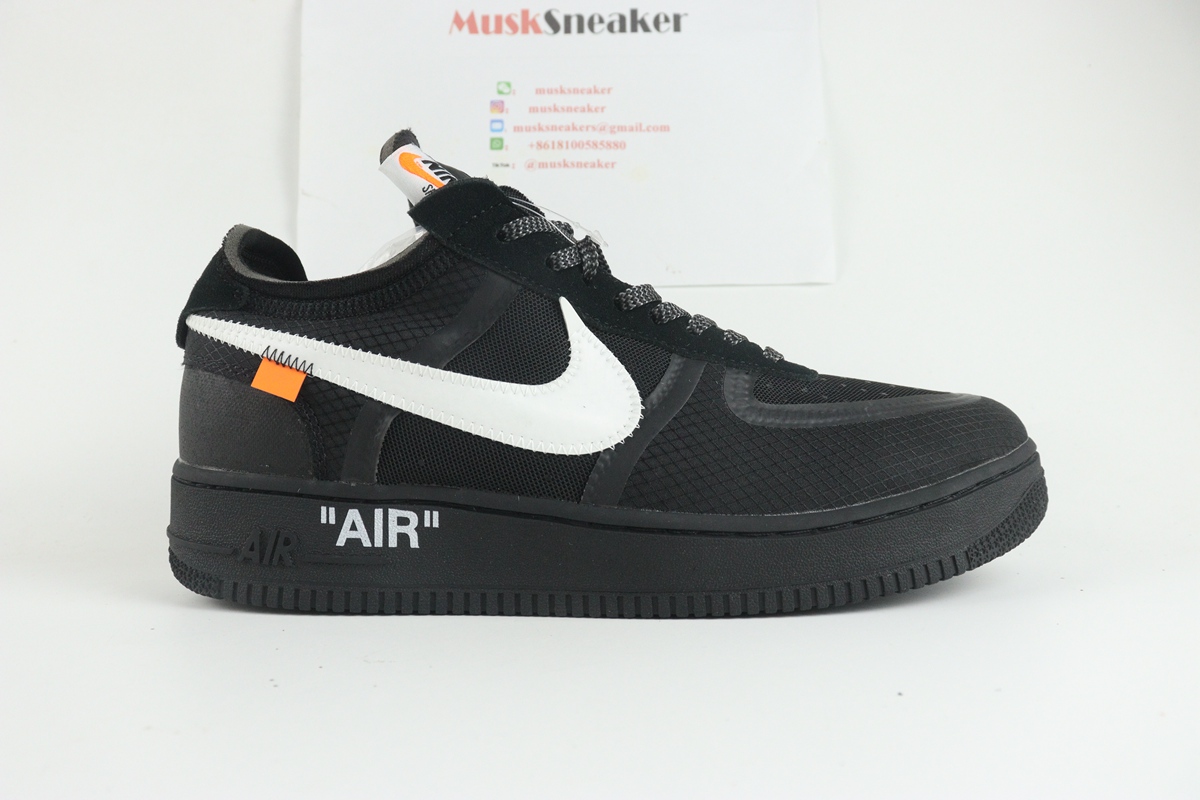 Nike Air Force 1 Low Off-White Black White AO4606-001