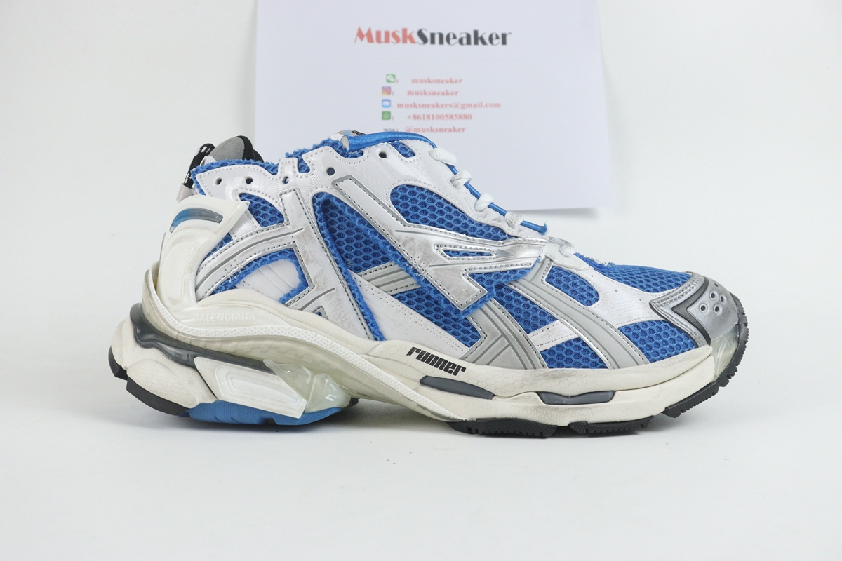 Balenciaga Runner Blue White