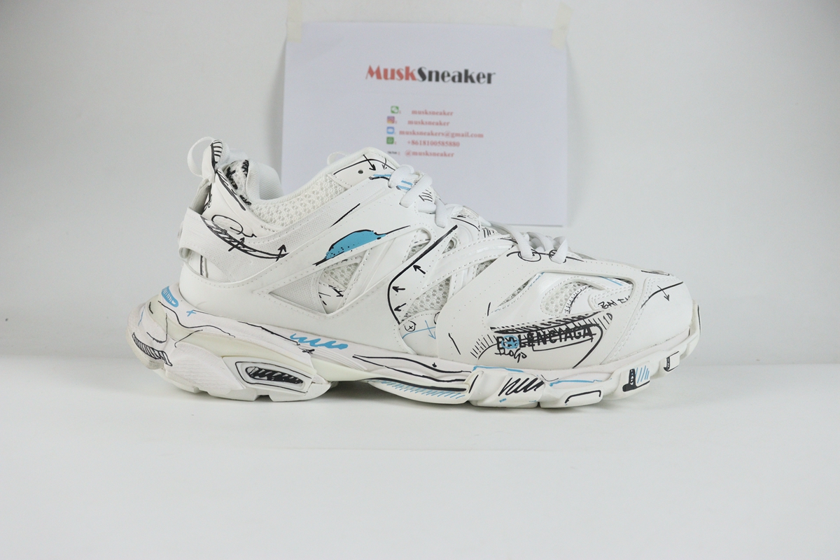 Balenciaga track 1.0 Graffiti White Blue,Specials : Sneakers Online - Buy Sneakers for Men & Women, Sneakers Online - Buy Sneakers for Men & Women