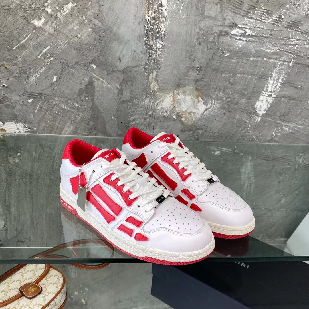 AMIRI Skel Top Low Red Whtie,Specials : Sneakers Online - Buy Sneakers for Men & Women, Sneakers Online - Buy Sneakers for Men & Women