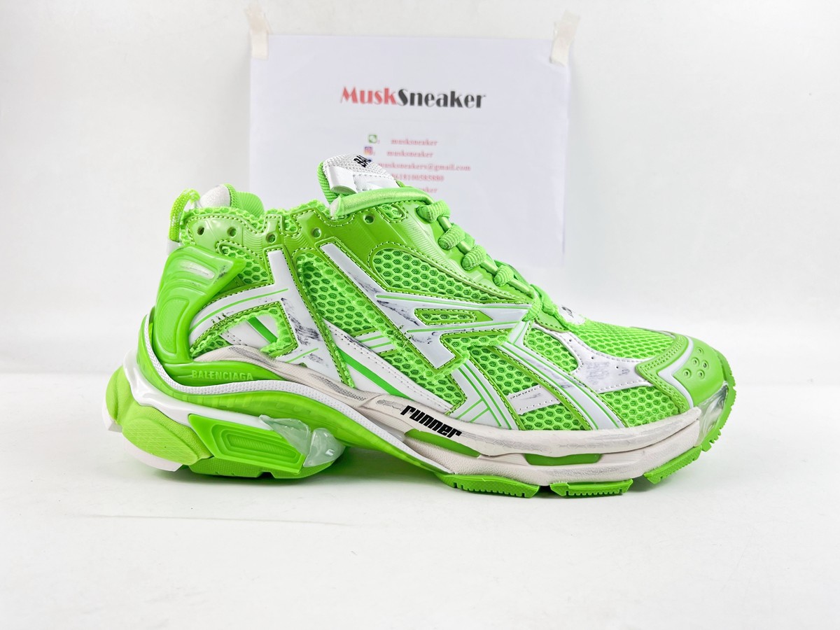 Balenciaga Runner Green White