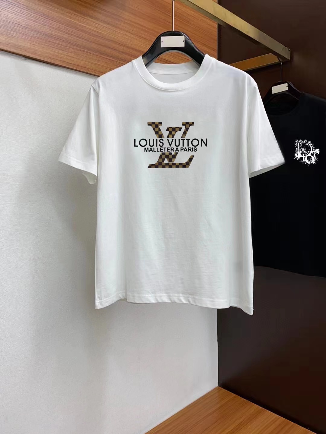 Louis Vuitton T-shirt Letter Pattern