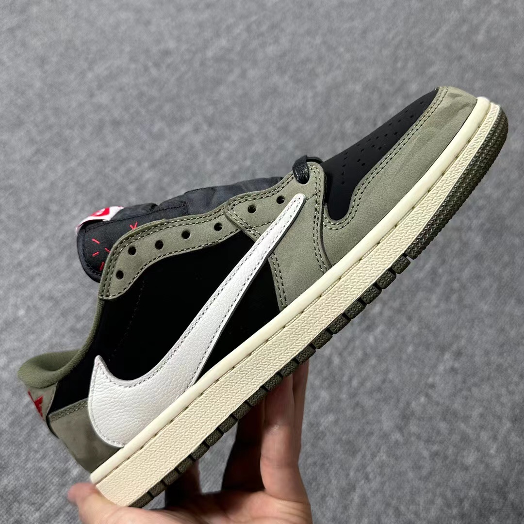 Travis Scott x Air Jordan 1 Low OG “Black Olive”