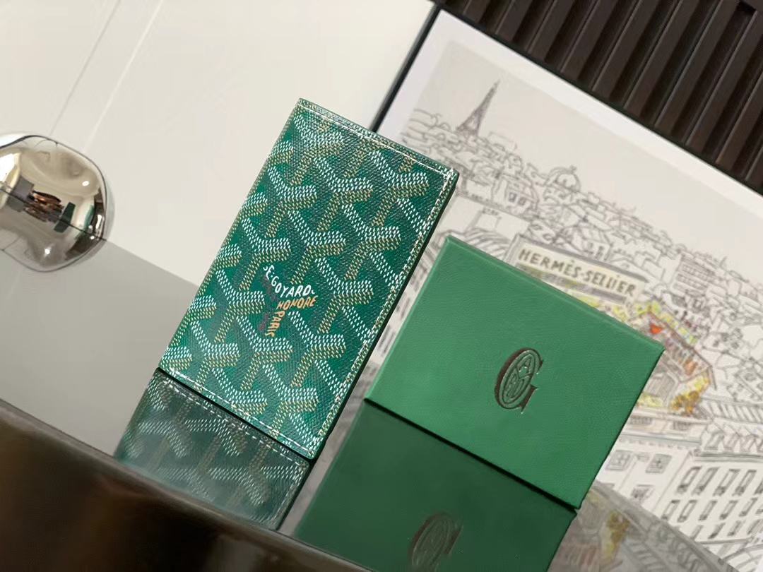 Goyard Saint-Pierre Card Wallet Green