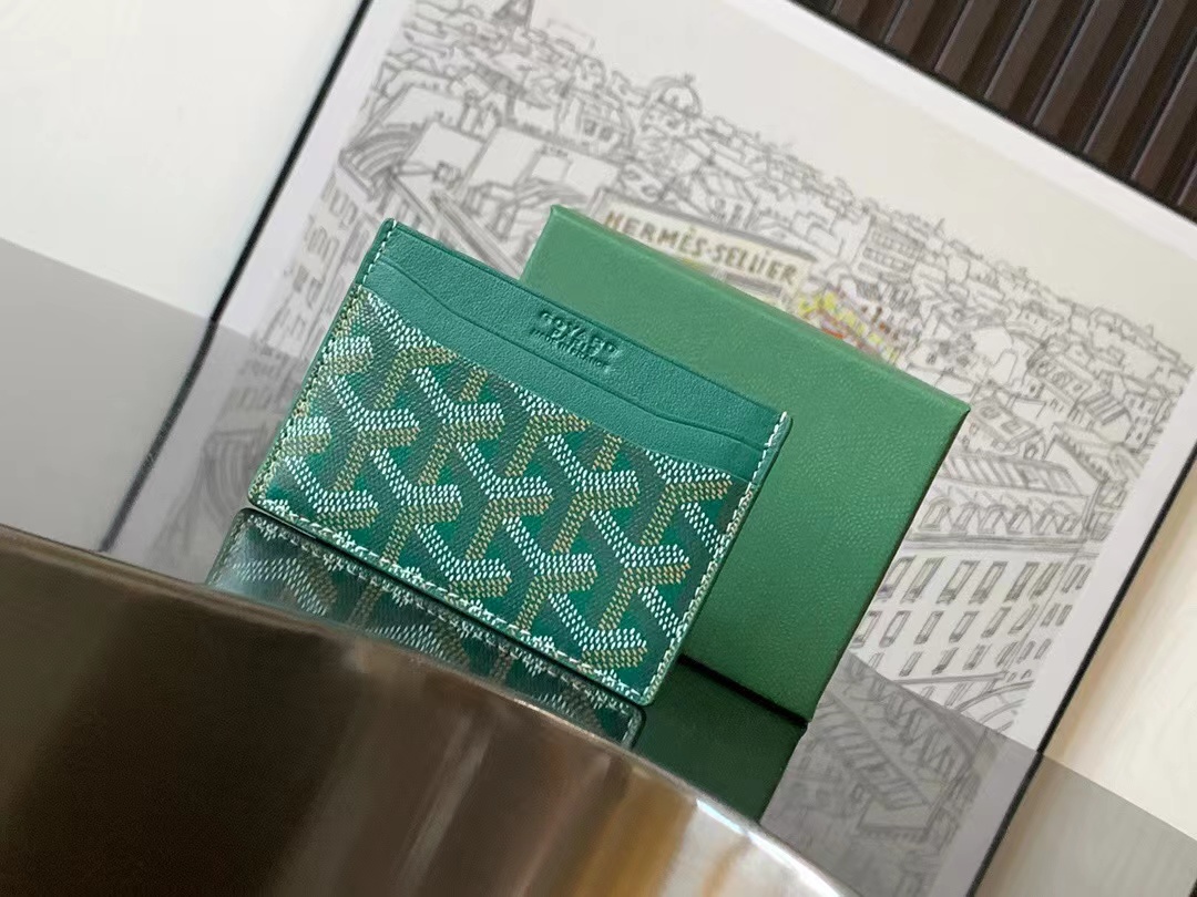 Goyard Saint-Sulpice Card Wallet Green