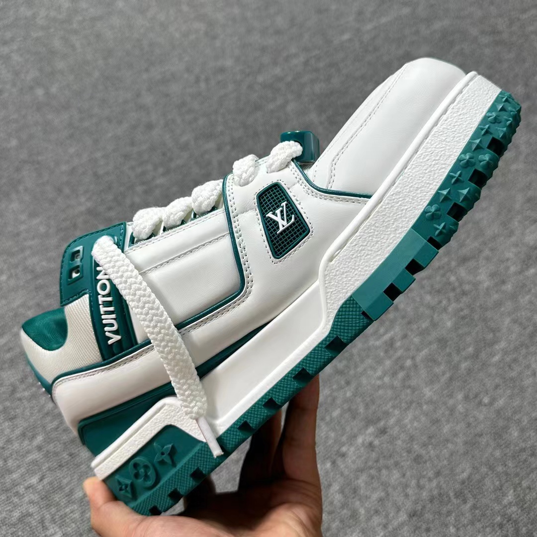 Louis Vuitton Trainer Maxi WHITE-GREEN,Louis Vuitton&Bapesta : Sneakers Online - Buy Sneakers for Men & Women, Sneakers Online - Buy Sneakers for Men & Women