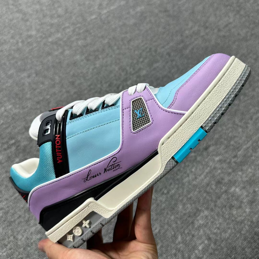 Louis Vuitton Trainer Purple Blue,Louis Vuitton&Bapesta : Sneakers Online - Buy Sneakers for Men & Women, Sneakers Online - Buy Sneakers for Men & Women