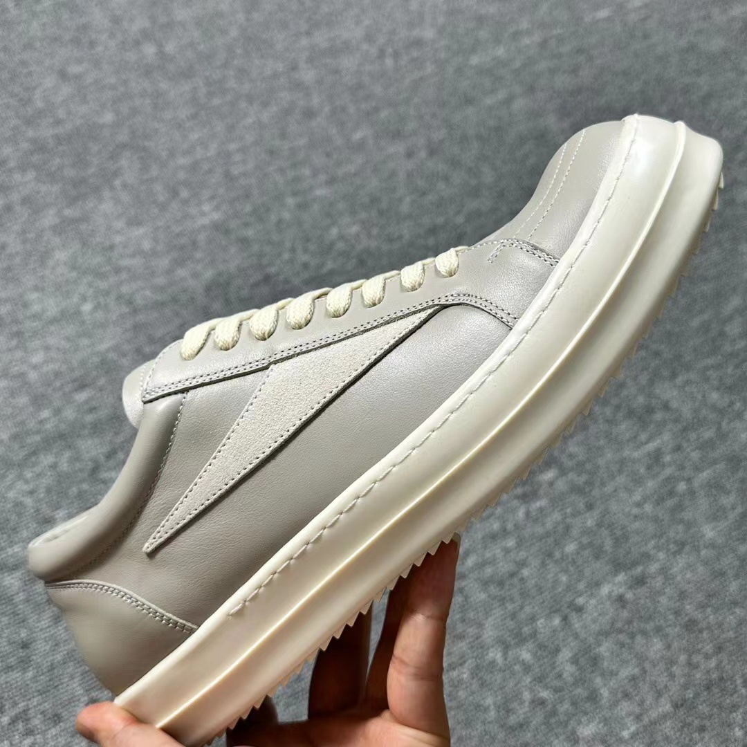 Rick Owens Lido Vintage Leather Light White,Other : Sneakers Online - Buy Sneakers for Men & Women, Sneakers Online - Buy Sneakers for Men & Women