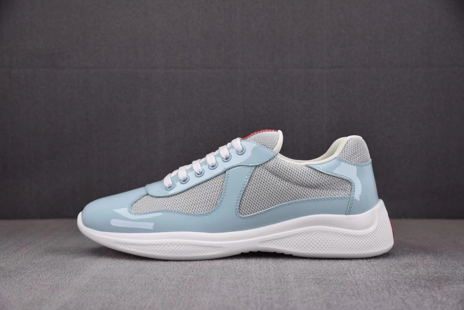 Prada America's Cup Leather sneakers Blue Gray