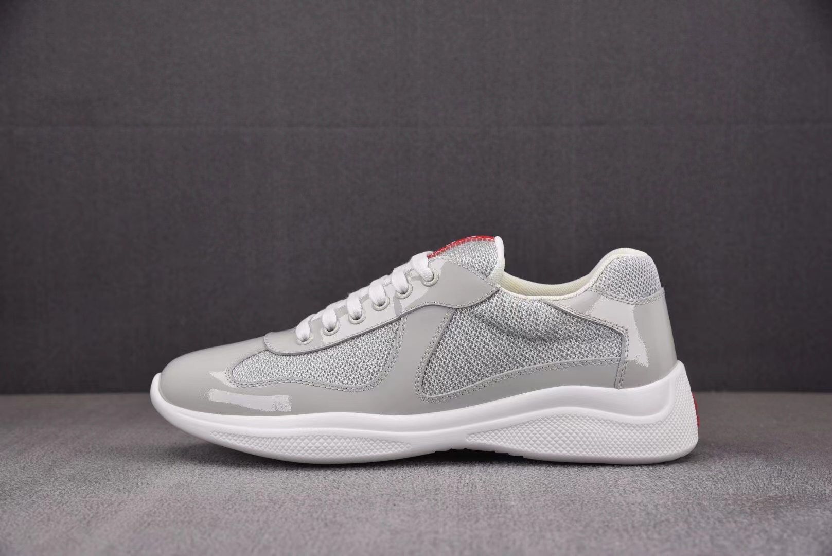 Prada America's Cup Leather sneakers Gray