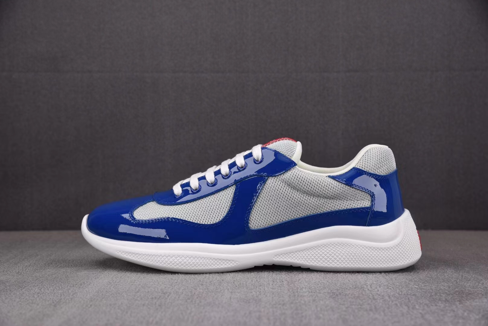 Prada America's Cup Leather sneakers Sapphire Blue-Gray