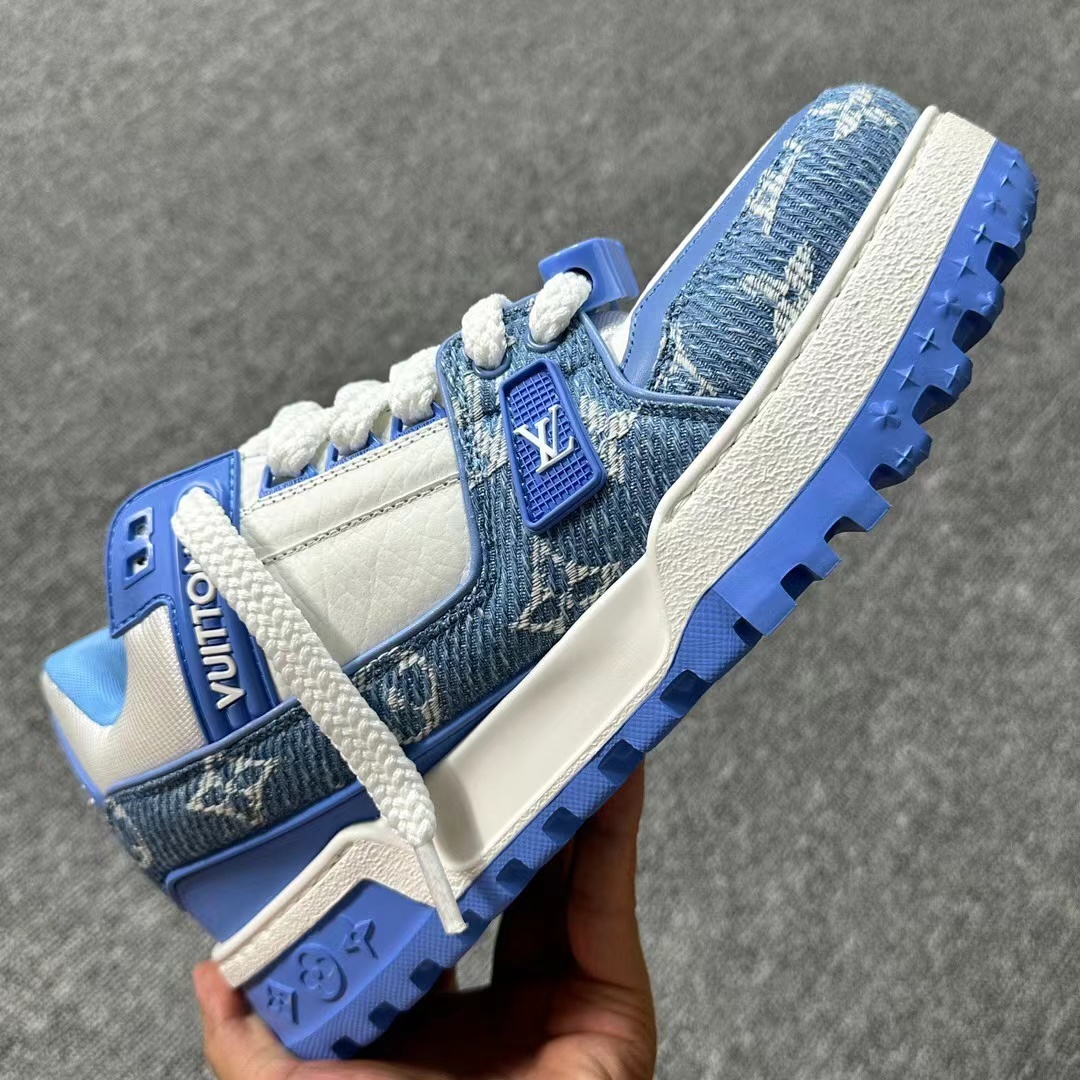 Louis Vuitton Trainer Maxi Denim Monogram