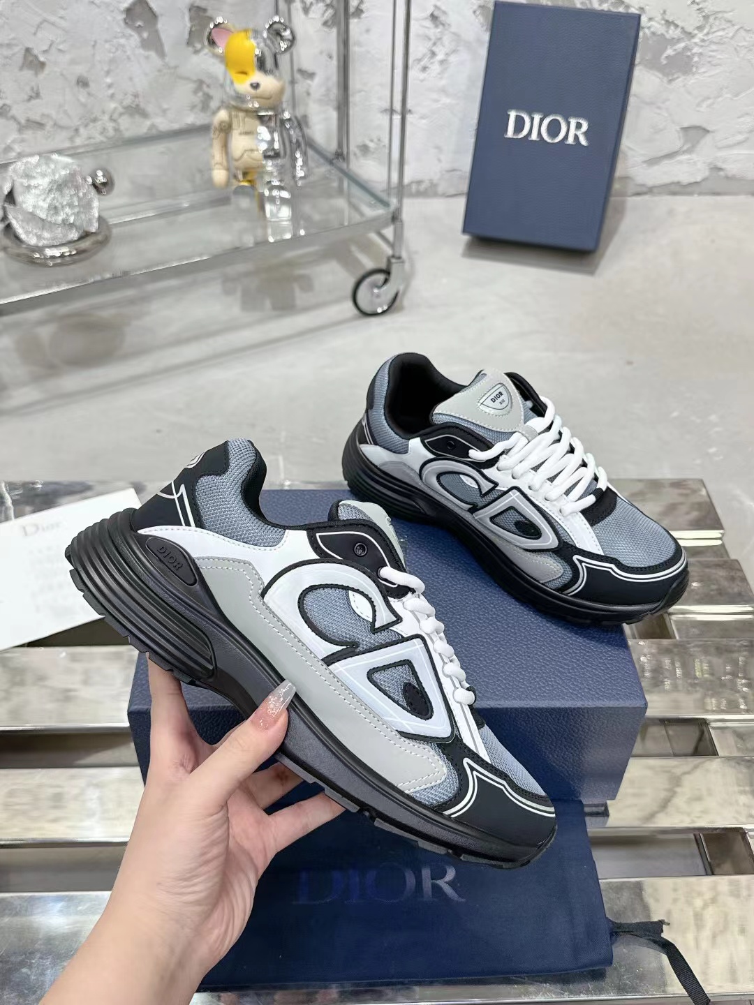 Dior B30 Gray-Black,Other : Sneakers Online - Buy Sneakers for Men & Women, Sneakers Online - Buy Sneakers for Men & Women