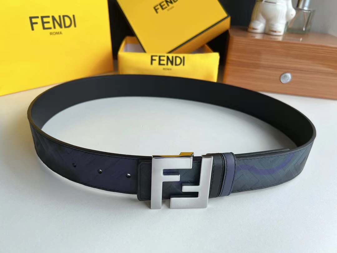 Fendi Belt Silver Buckle