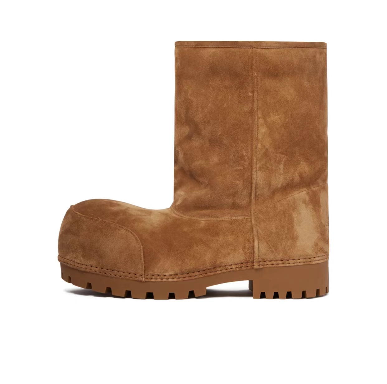 Balenciaga Alaska Mid-Calf Boots in Brown