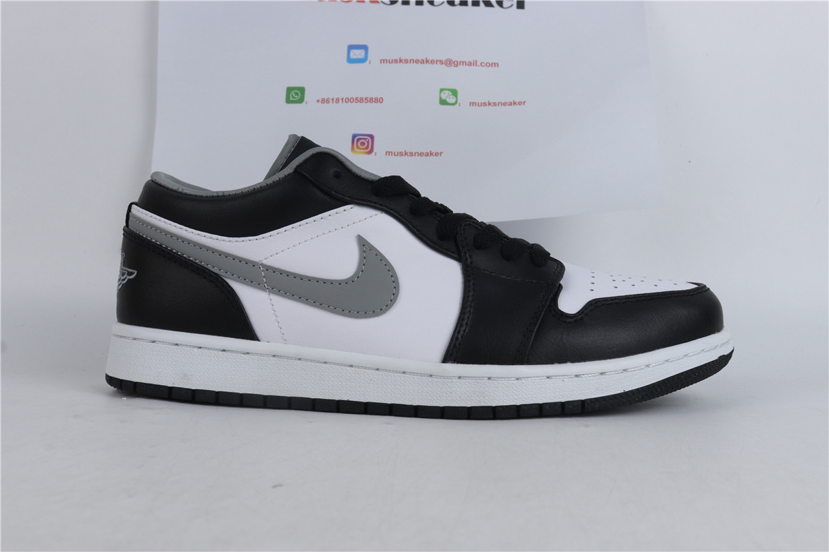 Air Jordan 1 Low Black White Grey