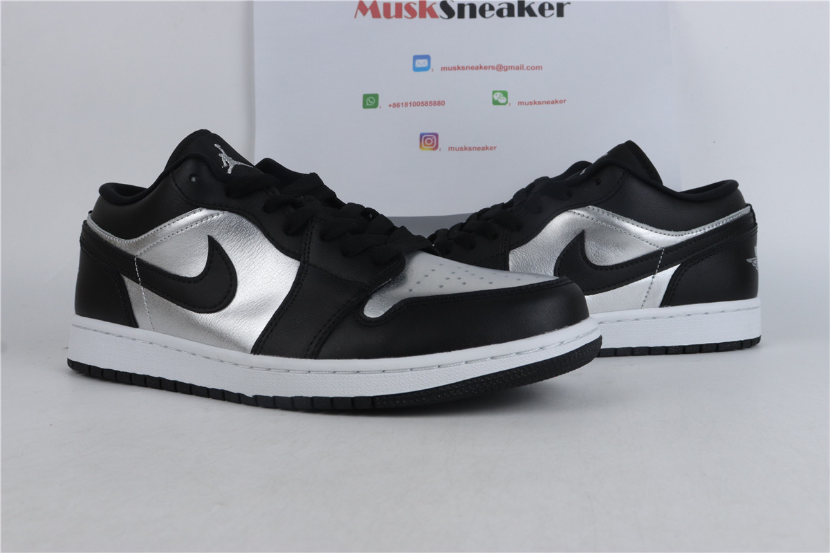 Air Jordan 1 Low SE Black Metallic Silver (W) [IMG085] - $119.00 ...