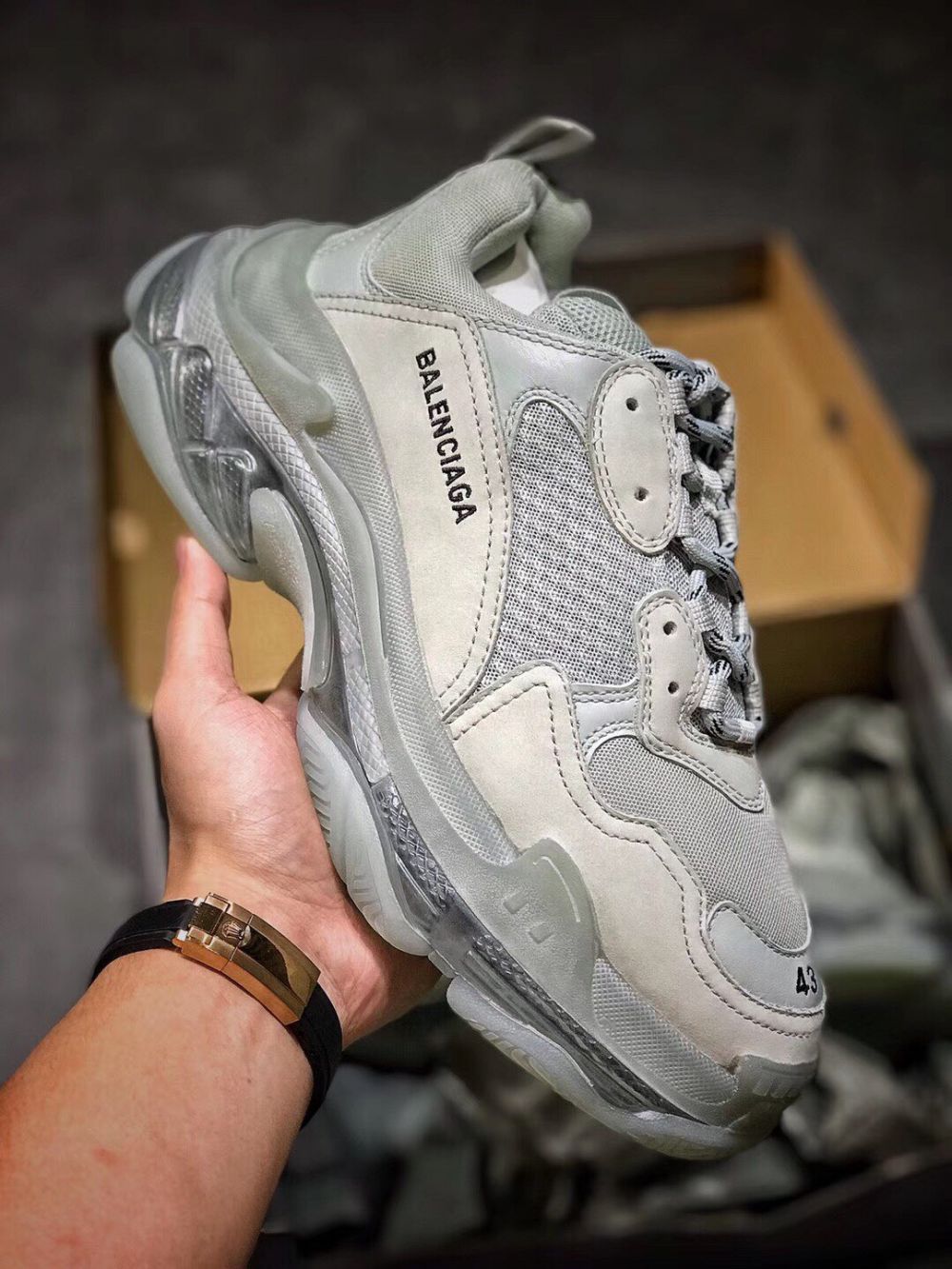 BALENCIAGA triple s 19SS Grey,Balenciaga : Sneakers Online - Buy Sneakers for Men & Women, Sneakers Online - Buy Sneakers for Men & Women