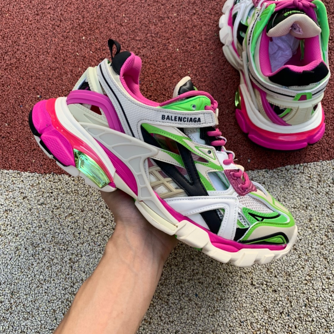 BALENCIAGA WMNS TRACK.2 TRAINER 'PINK GREEN',Specials : Sneakers Online - Buy Sneakers for Men & Women, Sneakers Online - Buy Sneakers for Men & Women