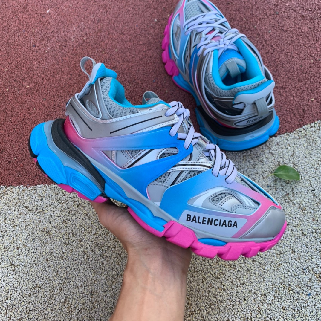 BALENCIAGA TRACK BLUE PINK,Balenciaga : Sneakers Online - Buy Sneakers for Men & Women, Sneakers Online - Buy Sneakers for Men & Women