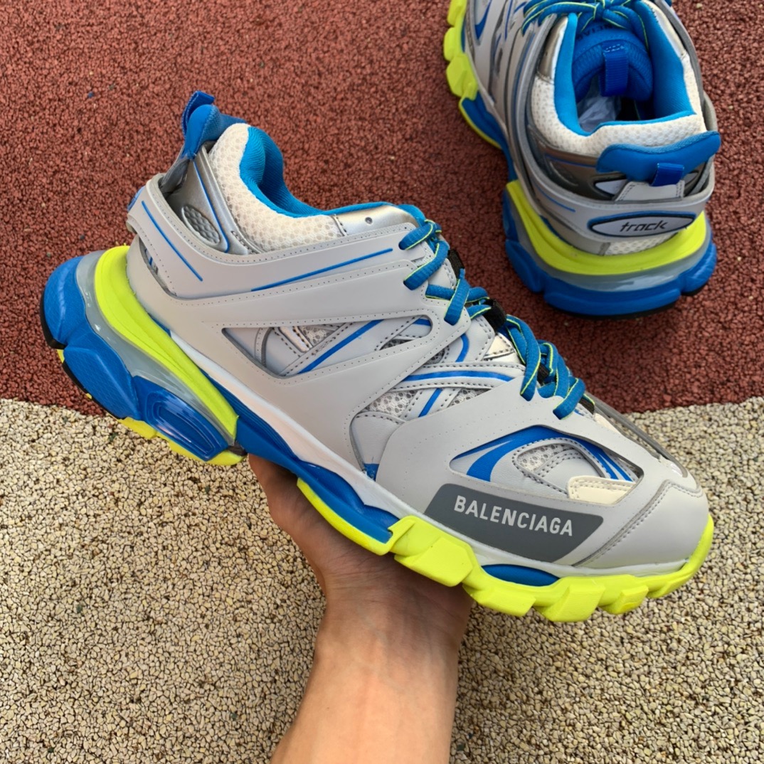 BALENCIAGA TRACK GREY BLUE