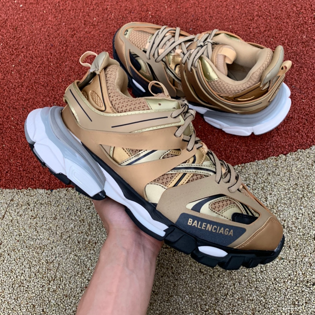 BALENCIAGA TRACK TRAINER GOLDEN BROWN,Balenciaga : Sneakers Online - Buy Sneakers for Men & Women, Sneakers Online - Buy Sneakers for Men & Women